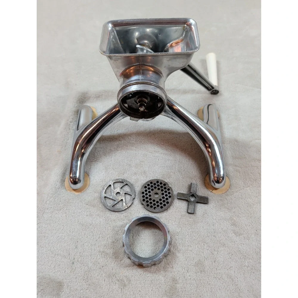 Vintage Magic Hostess Rotary Grater Meat Grinder 4‎ Drum Complete Set
